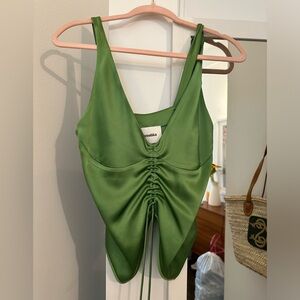 Nanushka silk top; worn several times but still nice